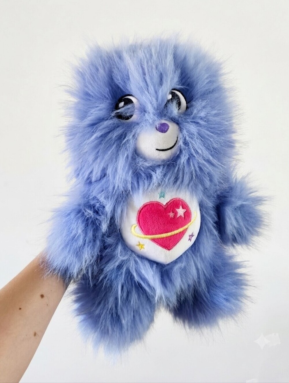 2025 CareBears "SUPER FUZZY" Edition 14" Plush Doll Daydream Bear Blue